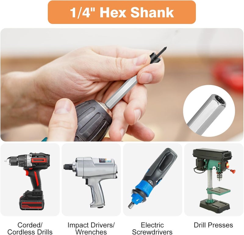 EEEKit 13PCS Rotary Spot Weld Cutter 3/8", HSS Spot Weld Removal Tool, Double Sided Spot-Weld Drill Bits for Automobiles, Drill Bit for Removing Spot-Weld - Image 5